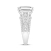 Thumbnail Image 2 of Lab-Grown Diamonds Emerald-Cut Engagement Ring 5 ct tw 14K White Gold