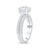 Thumbnail Image 2 of Now + Forever Lab-Grown Diamonds Round-Cut Hidden Halo Engagement Ring 2-1/2 ct tw 14K White Gold