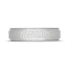 Thumbnail Image 3 of Neil Lane Men's Hammered Milgrain Wedding Band 14K White Gold