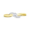 Thumbnail Image 4 of KAY Lab-Grown Diamond Swirl Promise Ring 1/5 ct tw 10K Yellow Gold