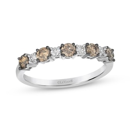 Le Vian Desert Diamonds Alternating Ring 5/8 ct tw 14K Vanilla Gold