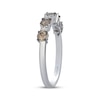 Thumbnail Image 2 of Le Vian Desert Diamonds Alternating Ring 5/8 ct tw 14K Vanilla Gold