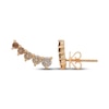 Thumbnail Image 3 of Neil Lane Desert Diamonds Climber Earrings 3/4 ct tw 10K Yellow Gold