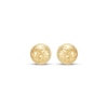 Thumbnail Image 2 of Diamond-Cut Ball Stud Earrings 14K Yellow Gold 5mm