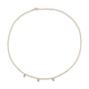 Thumbnail Image 2 of KAY Lab-Grown Diamond Accent Triple Teardrop Station Necklace 14K Yellow Gold-Plated Sterling Silver 18"