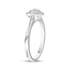 Thumbnail Image 2 of KAY Lab-Grown Diamonds Heart Halo Promise Ring 1/5 ct tw 10K White Gold