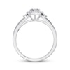 Thumbnail Image 3 of KAY Lab-Grown Diamonds Heart Halo Promise Ring 1/5 ct tw 10K White Gold
