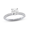 Thumbnail Image 1 of THE LEO Diamond Round-Cut Hidden Halo Engagement Ring 1-3/8 ct tw 14K White Gold