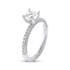 Thumbnail Image 2 of THE LEO Diamond Round-Cut Hidden Halo Engagement Ring 1-3/8 ct tw 14K White Gold