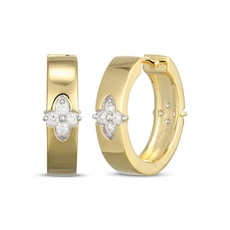 STUDIO BY KAY Lab-Grown Diamond Clover Earrings 1/4 ct tw 24K Yellow Gold Vermeil Sterling Silver