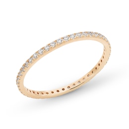 Rocksbox The Everyday Lab-Grown Diamond Eternity Band 3/8 ct tw 24K Yellow Gold Vermeil Sterling Silver