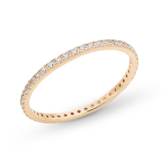 Rocksbox The Everyday Lab-Grown Diamond Eternity Band 3/8 ct tw 24K Yellow Gold Vermeil Sterling Silver