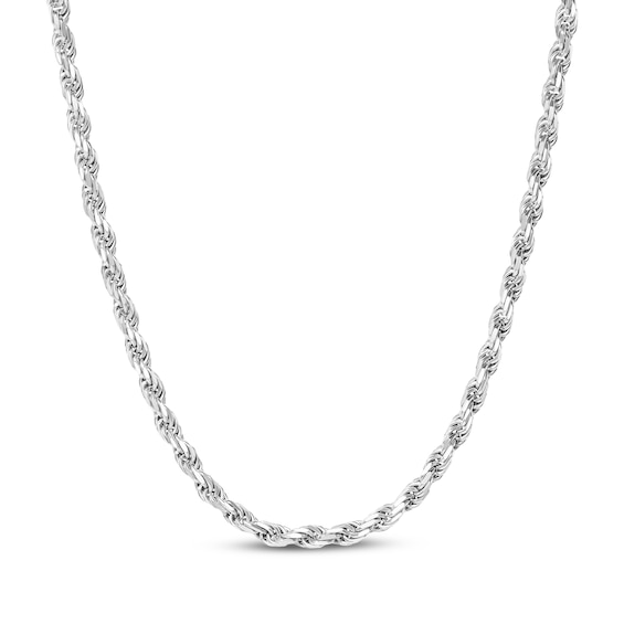 JAXXON Men's Collection 2.9mm Rope Chain Necklace Solid Stainless Steel 22"