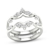 Thumbnail Image 1 of Now + Forever Marquise & Round-Cut Diamond Enhancer Ring 1/2 ct tw 14K White Gold