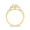 Thumbnail Image 2 of Round-Cut Diamond Three-Stone Engagement Ring 1-1/4 ct tw 14K Yellow Gold