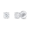 Thumbnail Image 1 of KAY Lab-Grown Diamonds Solitaire Stud Earrings 1/2 ct tw 14K White Gold (F/SI2)