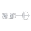 Thumbnail Image 2 of KAY Lab-Grown Diamonds Solitaire Stud Earrings 1/2 ct tw 14K White Gold (F/SI2)