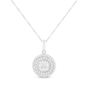 Thumbnail Image 2 of Diamond Circle Gift Set 1/2 ct tw Sterling Silver