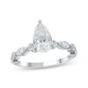 Thumbnail Image 1 of Now + Forever Lab-Grown Diamonds Pear-Shaped Engagement Ring 2-1/4 ct tw 14K White Gold
