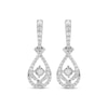 Thumbnail Image 2 of Love Entwined Diamond Drop Earrings 1/4 ct tw 10K White Gold