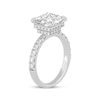 Thumbnail Image 2 of Now + Forever Lab-Grown Diamonds Princess-Cut Engagement Ring 3-7/8 ct tw 14K White Gold