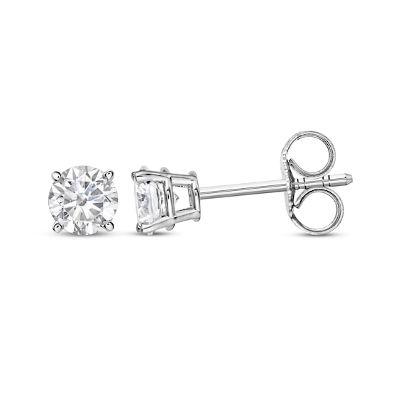 KAY Lab-Grown Diamonds Round-cut Solitaire Stud Earrings 3/4 ct tw 10K White Gold (I/SI2)