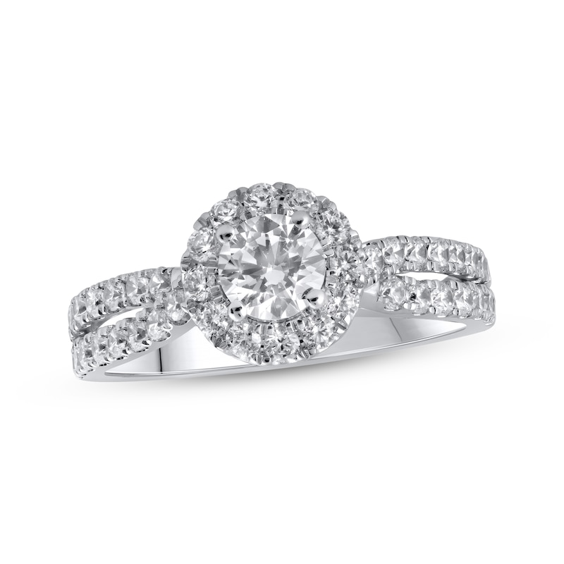 Main Image 1 of Now + Forever Lab-Grown Diamonds Engagement Ring 1-1/4 ct tw 14K White Gold