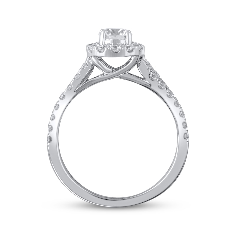 Main Image 3 of Now + Forever Lab-Grown Diamonds Engagement Ring 1-1/4 ct tw 14K White Gold