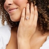 Thumbnail Image 4 of Now + Forever Oval-Cut Amethyst & Diamond Engagement Ring 1/5 ct tw 14K Rose Gold