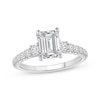 Thumbnail Image 0 of Lab-Created Diamonds by KAY Emerald-Cut Engagement Ring 2 ct tw 14K White Gold