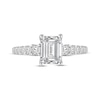 Thumbnail Image 3 of Now + Forever Lab-Grown Diamonds Emerald-Cut Engagement Ring 2 ct tw 14K White Gold