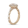 Thumbnail Image 2 of Neil Lane Artistry Oval-Cut Lab-Grown Diamond Engagement Ring 2-1/2 ct tw 14K Yellow Gold