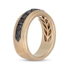 Thumbnail Image 1 of Neil Lane Men's Black Diamond Wedding Band 1-1/2 ct tw 14K Yellow Gold