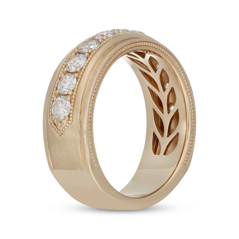 Main Image 2 of Neil Lane Men's Diamond Wedding Band 1-1/2 ct tw 14K Yellow Gold 8mm
