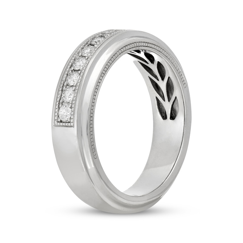 Main Image 2 of Neil Lane Men's Diamond Wedding Band 1/2 ct tw 14K White Gold