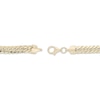 Thumbnail Image 3 of Cuban Curb Chain Necklace Semi-Solid 10K Yellow Gold 18&quot;