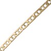 Thumbnail Image 2 of Mariner Chain Bracelet 7mm Hollow 10K Yellow Gold 8.5&quot;