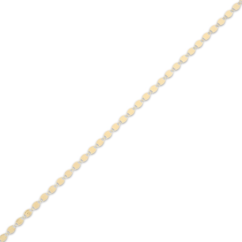 Main Image 2 of Valentino Mirror Chain Necklace 2.2mm Solid 14K Yellow Gold 20&quot;