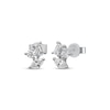 Thumbnail Image 0 of Marquise, Baguette & Round-Cut Diamond Scatter Stud Earrings 3/8 ct tw 10K White Gold