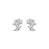 Thumbnail Image 2 of Marquise, Baguette & Round-Cut Diamond Scatter Stud Earrings 3/8 ct tw 10K White Gold