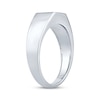 Thumbnail Image 2 of Men's Now + Forever Lab-Grown Diamonds Round-Cut Solitaire Wedding Band 1 ct tw 14K White Gold (F/SI2)
