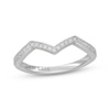 Thumbnail Image 4 of Neil Lane Diamond Chevron Wedding Band 1/5 ct tw 14K White Gold
