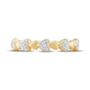 Thumbnail Image 3 of Diamond Sideways Hearts Ring 1/10 ct tw 10K Yellow Gold