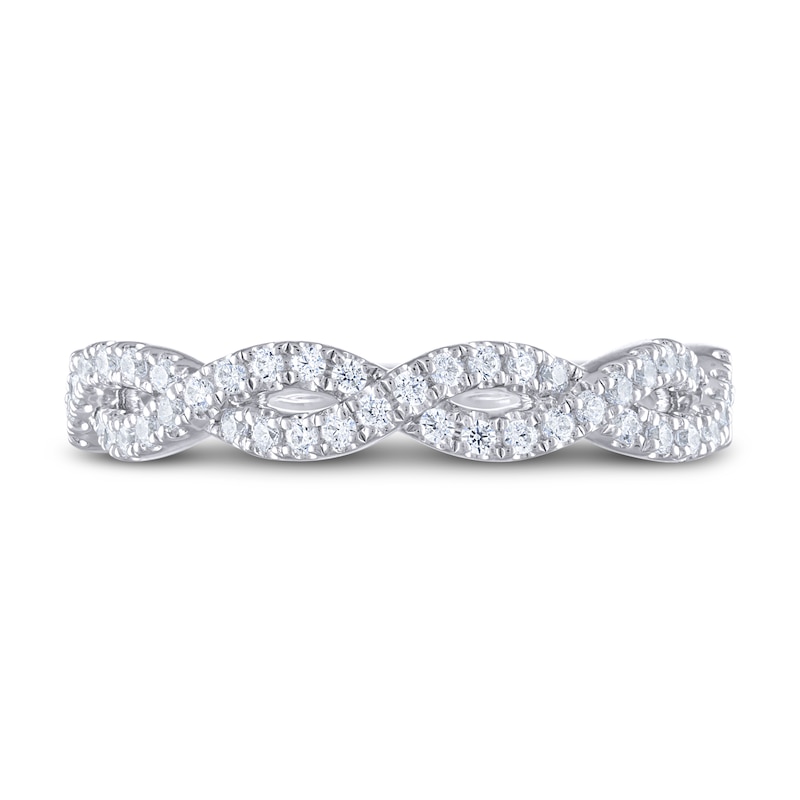Main Image 3 of THE LEO Legacy Lab-Grown Diamond Wedding Band 1/3 ct tw 14K White Gold