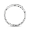 Thumbnail Image 4 of Diamond Notched Flex Ring 1/5 ct tw Sterling Silver