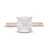 Thumbnail Image 3 of Neil Lane Artistry Cushion-Cut Lab-Grown Diamond Engagement Ring 4-5/8 ct tw 14K Rose Gold