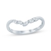 Thumbnail Image 1 of Monique Lhuillier Bliss Marquise-Cut Lab-Grown Diamond Contour Wedding Band 1/6 ct tw 18K White Gold