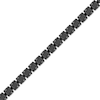 Thumbnail Image 2 of Men's Black Diamond Tennis Bracelet 7 ct tw Black Ion-Plated Sterling Silver 8.5"