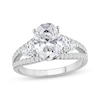 Thumbnail Image 1 of Now + Forever Oval-Cut Lab-Grown Diamond Engagement Ring 3 ct tw 14K White Gold