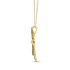 Thumbnail Image 2 of Le Vian Kiss Collection Diamond "X" Drop Necklace 1/2 ct tw 14K Honey Gold 19"